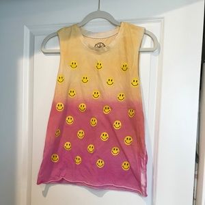 Smiley face tank top